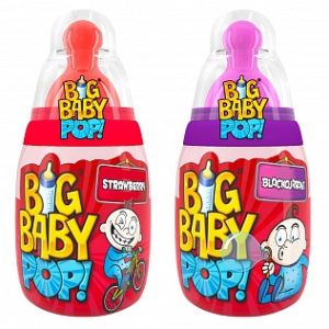 Big Baby Pop Favourites Straw/Black (2x32g)